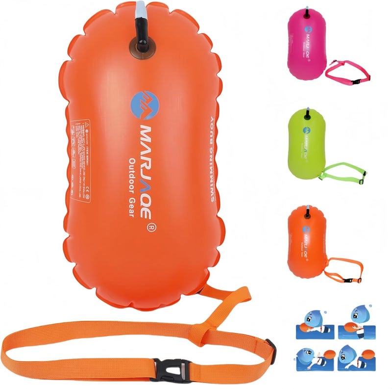 Shudyear Swim Buoy - Pull Buoy for Open Water,Lightweight and Brightly Colored - Image 1